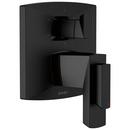 Brizo Matte Black Three Handle Bathtub & Shower Faucet (Trim Only) 