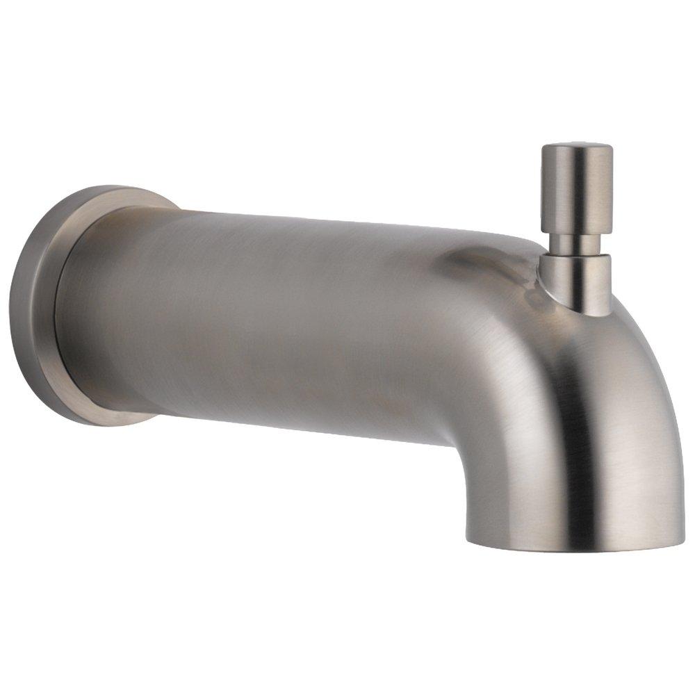 Delta Faucet Brilliance&reg; Stainless 7-3/8 x 2-3/8 in. Universal Tub Spout 