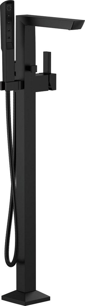 Brizo Matte Black Single Lever Handle Floor Mount Filler Trim Only 