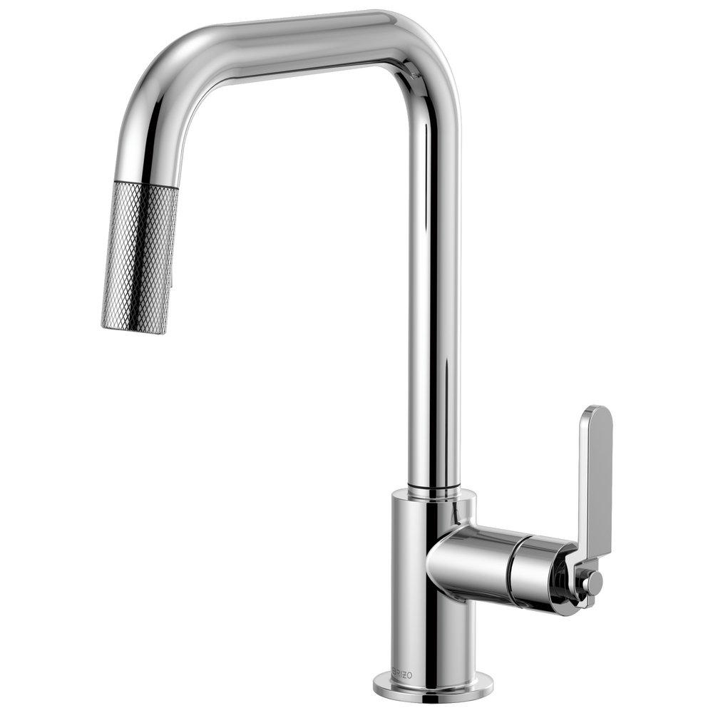 Brizo Chrome Single Handle Pull Down Kitchen Faucet 
