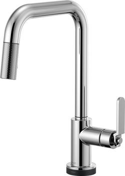Single Handle Pull Down Kitchen Faucet in Chrome
