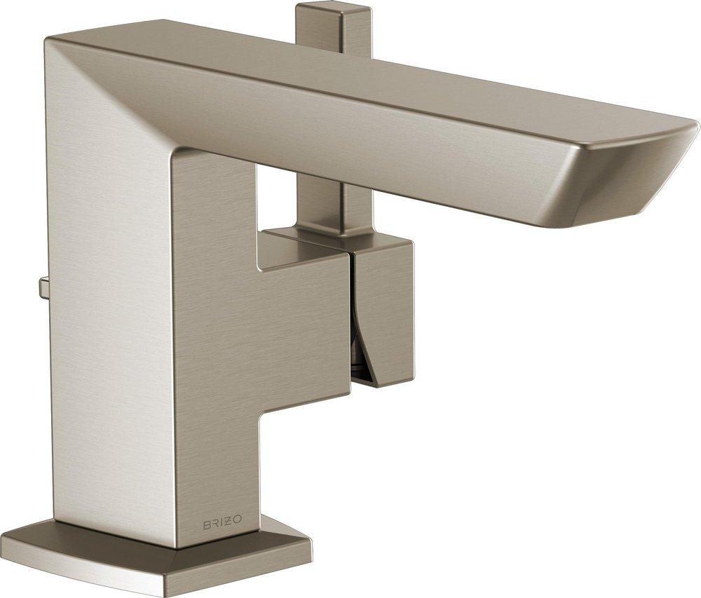 Brizo Luxe Nickel Single Handle Monoblock Bathroom Sink Faucet Lever Handle 