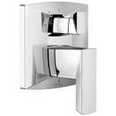 Three Handle Bathtub & Shower Faucet in Chrome (Trim Only)