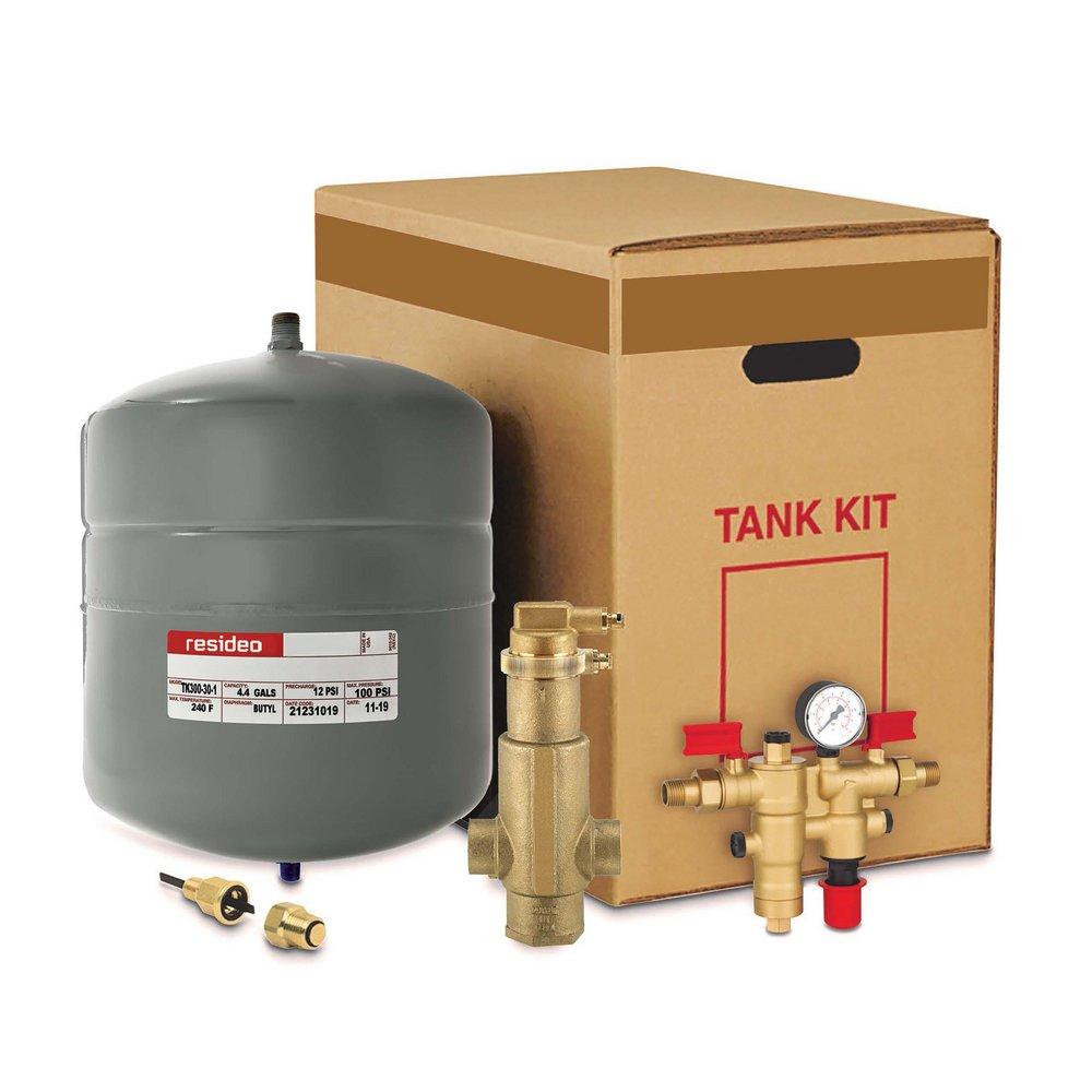 Resideo Grey 11 in. 100 psi Hydronic Expansion Tank 