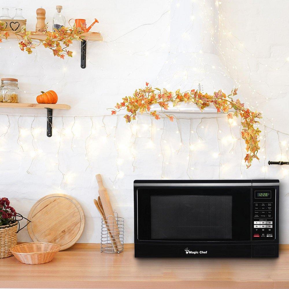 2.0 cu. ft. 1100 W Countertop Microwave in Black 