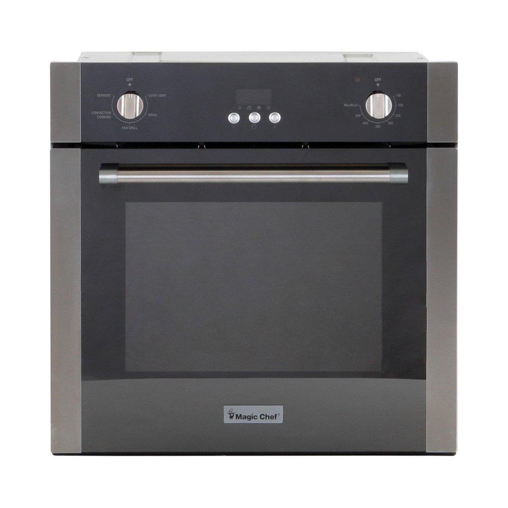 Magic Chef Appliance Black Stainless Steel 24 BUILT-IN WALL OVEN 