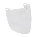8 x 15 in. Polycarbonate Molded Safety Visor Unit in Clear