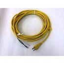 18 AWG 3 Conductor Cord Set in Yellow for Sensor XP Vacuum Cleaner