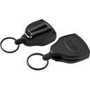 Leather and Kevlar® Heavy Duty Retractable Key Chain