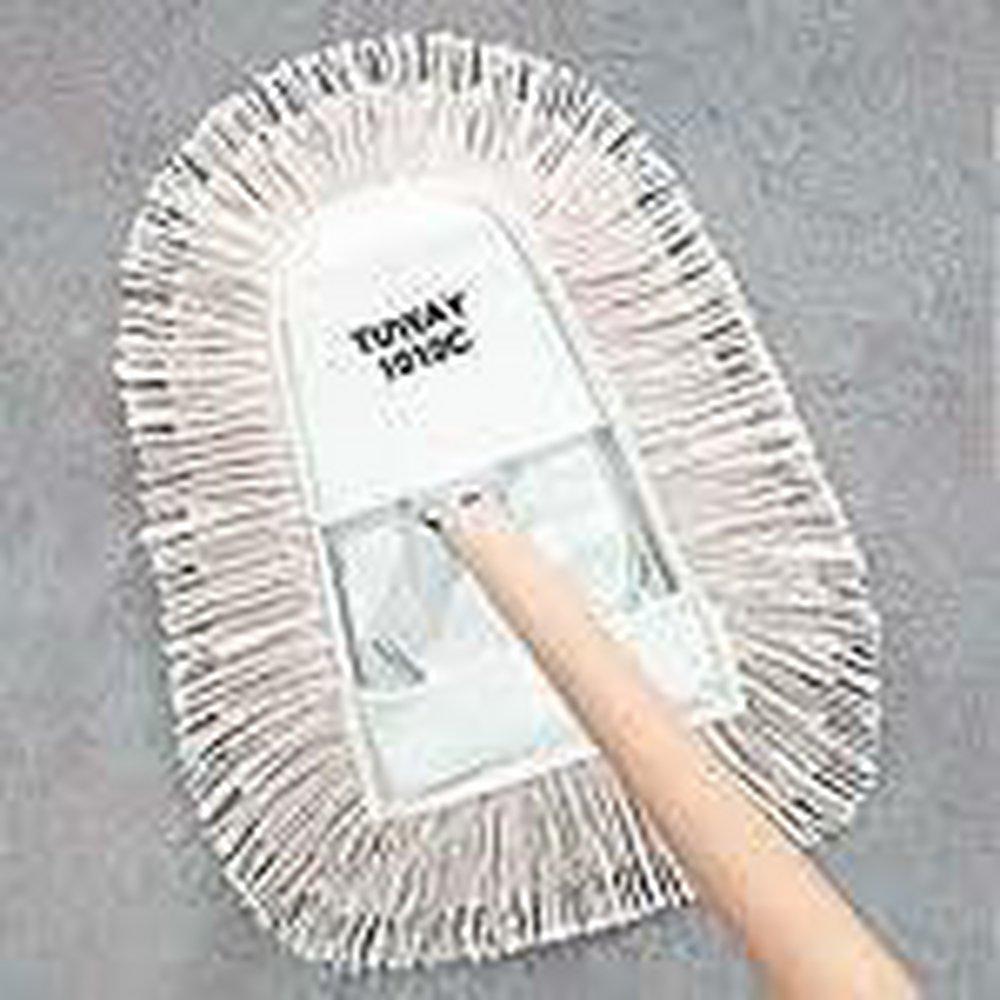 Tuway American Group White 12 x 17 in. Cotton Dust Mop Head 