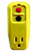15A 125V Plug-in Ground Fault Circuit Interrupter Adapter