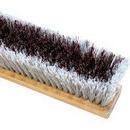 The Brushman Clear Synthetic Fiber and Wood Broom in Clear and Lacquer 