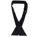 One Size Ladies Crossover Tie in Black