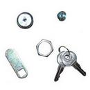 Rubbermaid 1 x 1 in. 1 Lock and 2 Key Only 