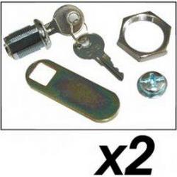 2 x 3 x 1 in. Key and Lock Set for Hygen&trade; Microfiber Cleaning Cart