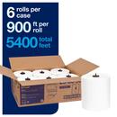 Tork White Advanced Soft Paper Hand Towel, 1-Ply 900 ft, White, H1 System 