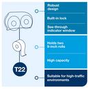 SCA 56TR Tork JRT Jr 9" Twin Dispenser 