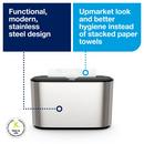Tork Stainless Countertop Multifold Paper Hand Towel Dispenser 