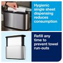Tork Stainless Countertop Multifold Paper Hand Towel Dispenser 