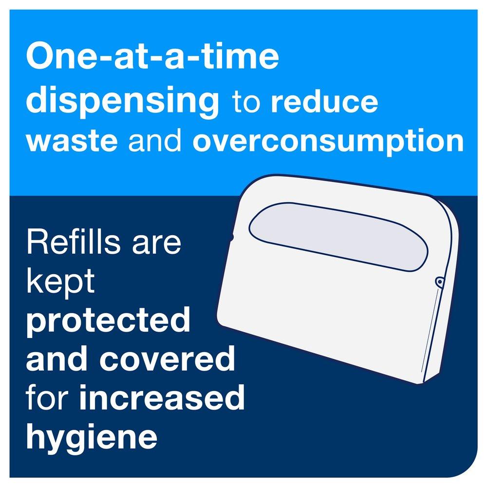 Tork White Universal Toilet Seat Cover 