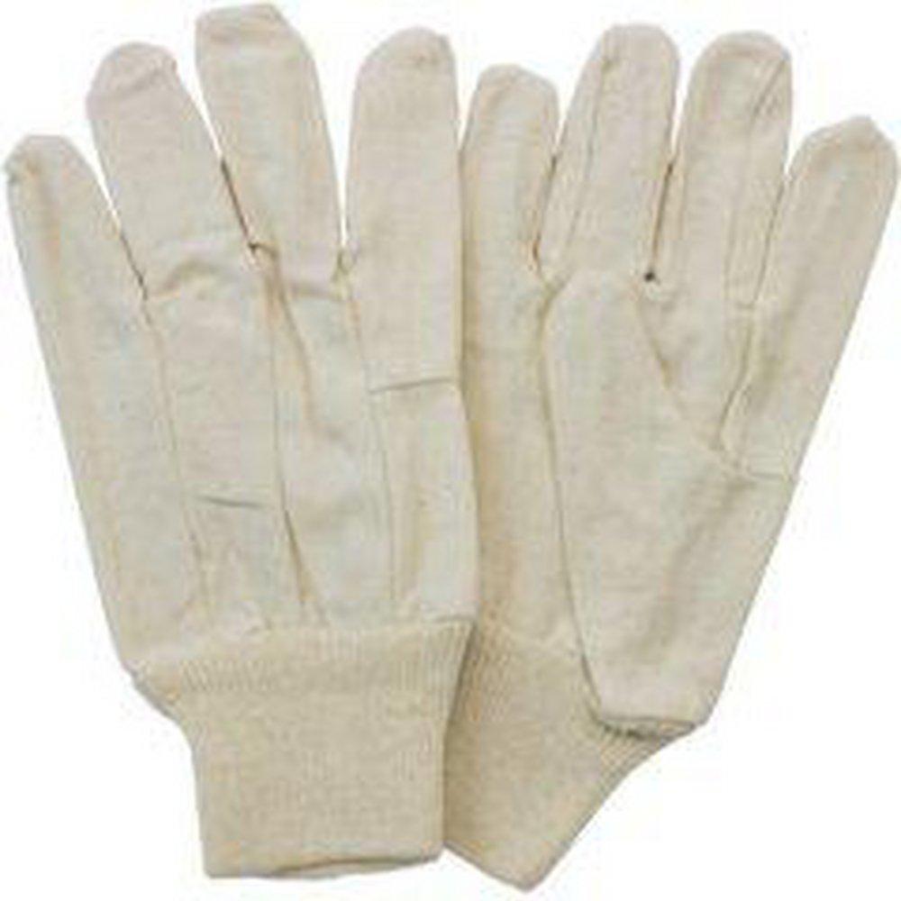 Safety Zone Natural Cotton Canvas Gloves in Natural (Case of 25 Dozen) 