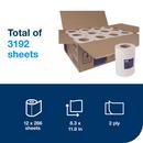 Tork White Soft Mini Centerfeed Paper Hand Towel, 2-Ply 262 ft, White, M1 System 