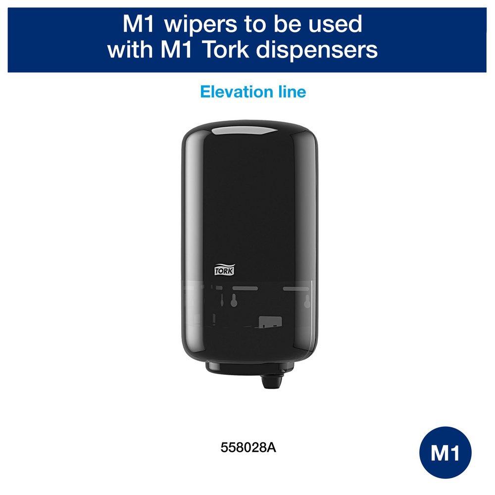 Tork White Soft Mini Centerfeed Paper Hand Towel, 2-Ply 262 ft, White, M1 System 