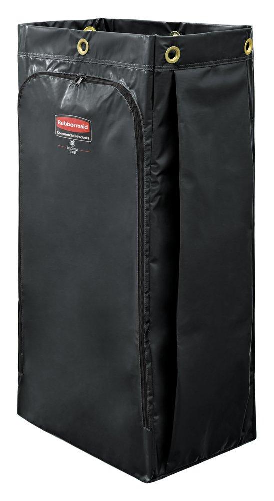 Rubbermaid Black Executive Vinyl Replacement Bag in Black 