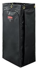 Rubbermaid Black Executive Vinyl Replacement Bag in Black 