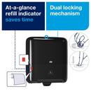 Tork Black Paper Hand Towel Roll Dispenser, H1 System 