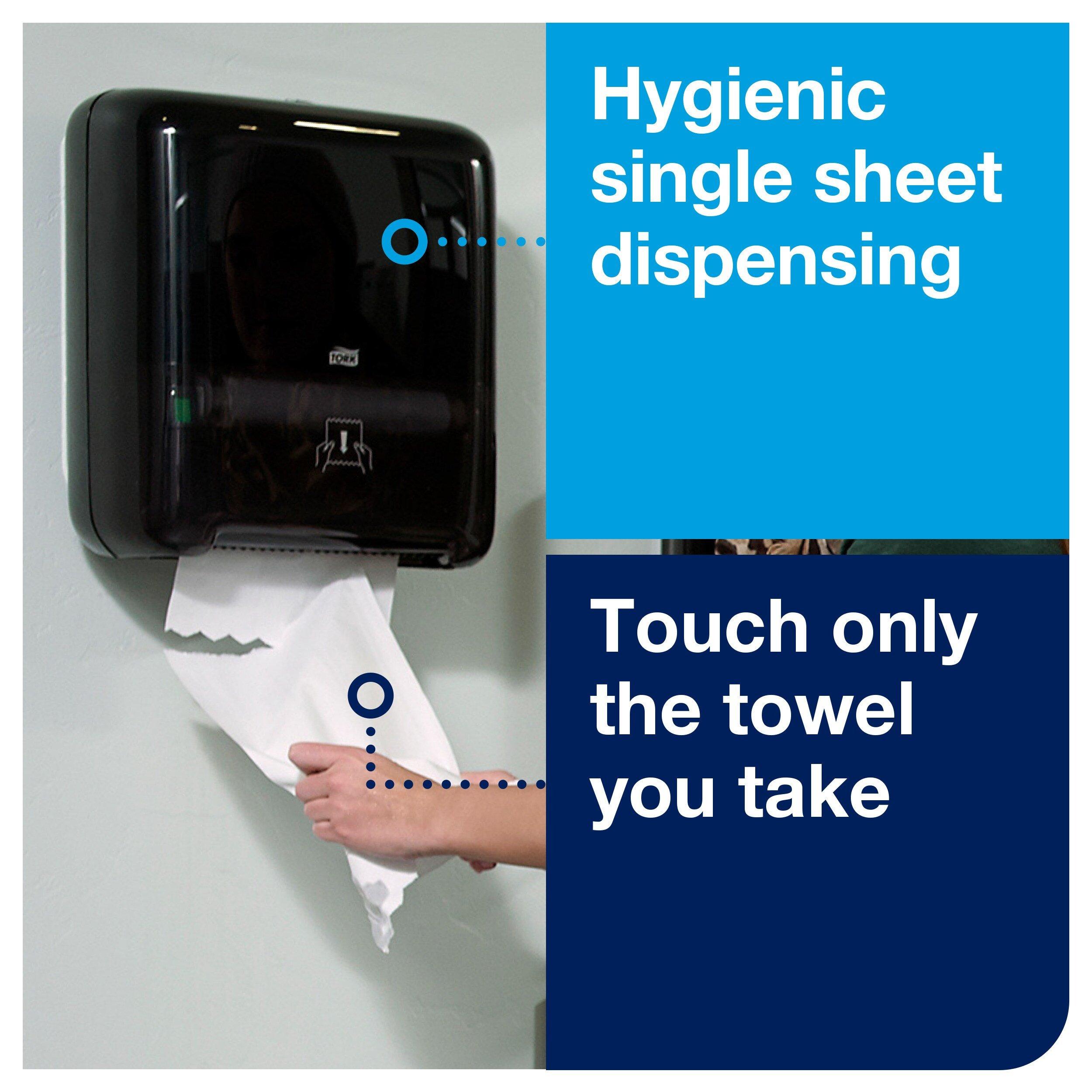 Tork Black Plastic Hand Towel Roll Dispenser 