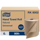 Hardwound Paper Roll Towel, 1-Ply 800 ft, Natural (Case of 6)