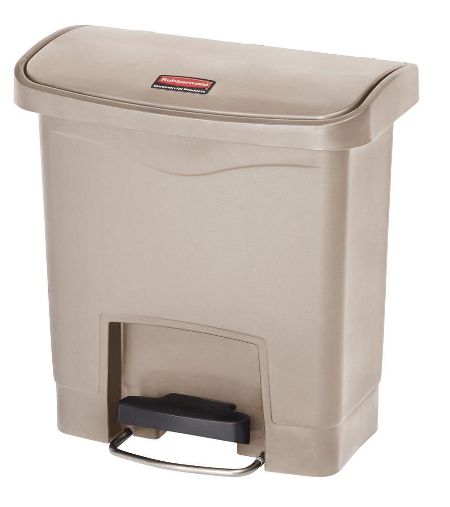 Rubbermaid Beige Resin Front Step Container in Beige 