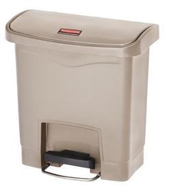 4 gal Resin Front Step Container in Beige