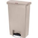 Rubbermaid Beige Resin Front Step Container in Beige 