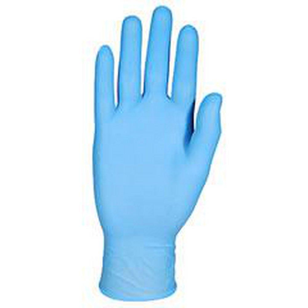 Safety Zone Blue Nitrile Gloves in Blue (Box of 100, Case of 10 Boxes) 