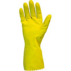 16 mil Size M Latex Food Handling Gloves in Yellow (Case of 10 Dozen)