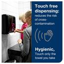 Touchless Paper Hand Towel Roll Dispenser with Intuition Sensor, Black, H1 System 