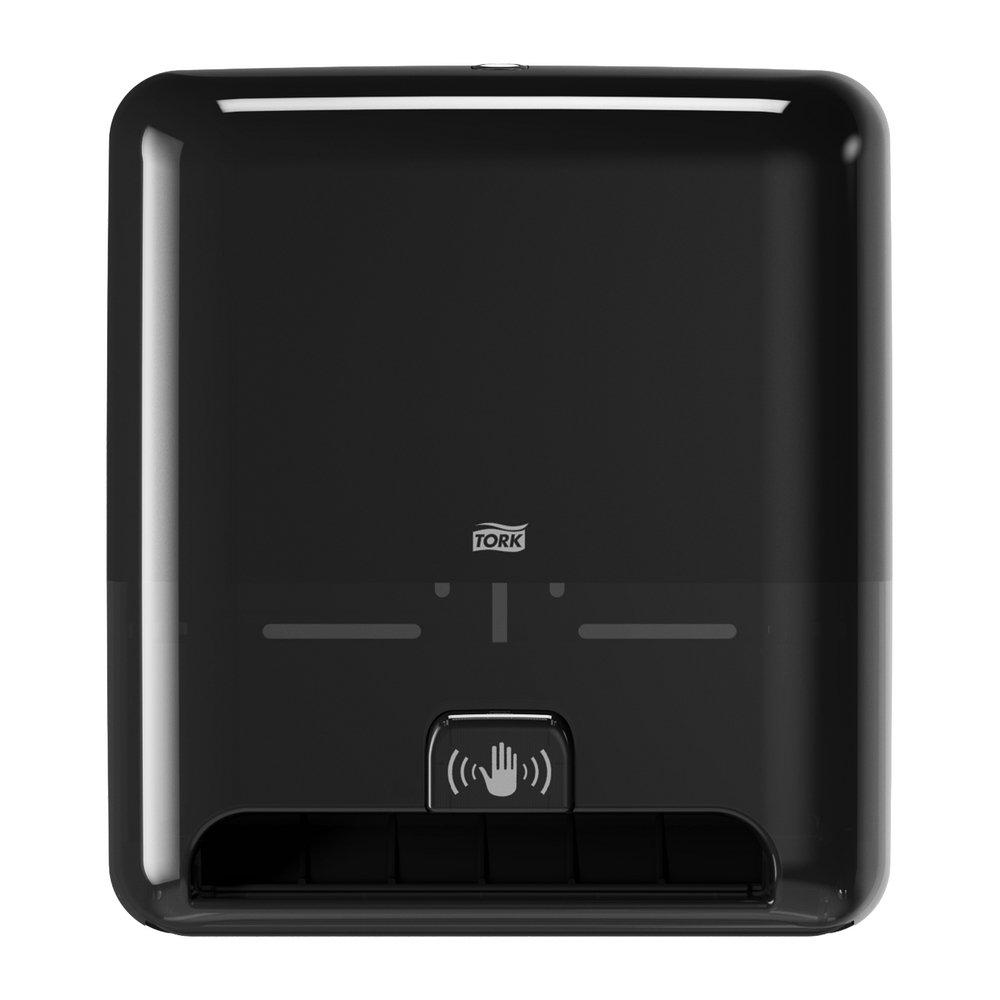 Touchless Paper Hand Towel Roll Dispenser with Intuition Sensor, Black, H1 System 