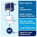 Touchless Paper Hand Towel Roll Dispenser with Intuition Sensor, Black, H1 System 