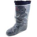 XL Size 5 mil Polyethylene Shoe Cover with Elastic in Clear (Box of 50)