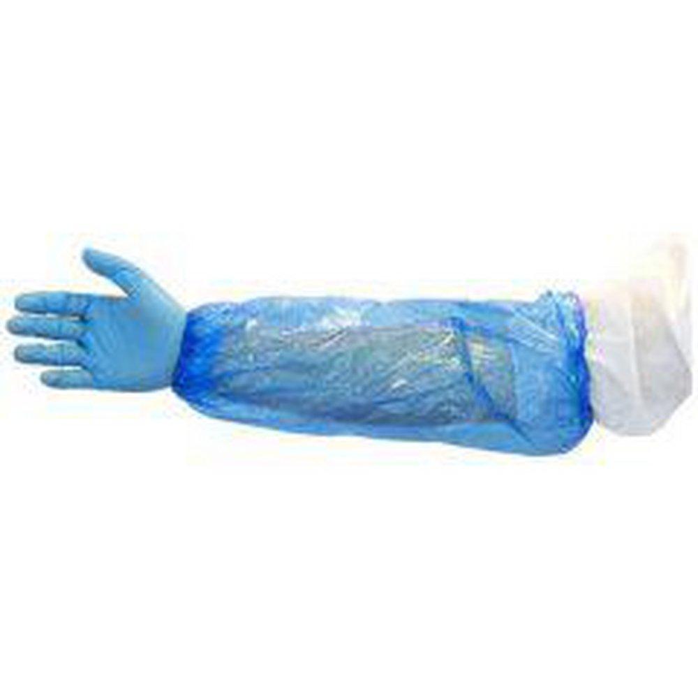 Safety Zone Blue Polyethylene Disposable Sleeve in Blue (Case of 1000) 
