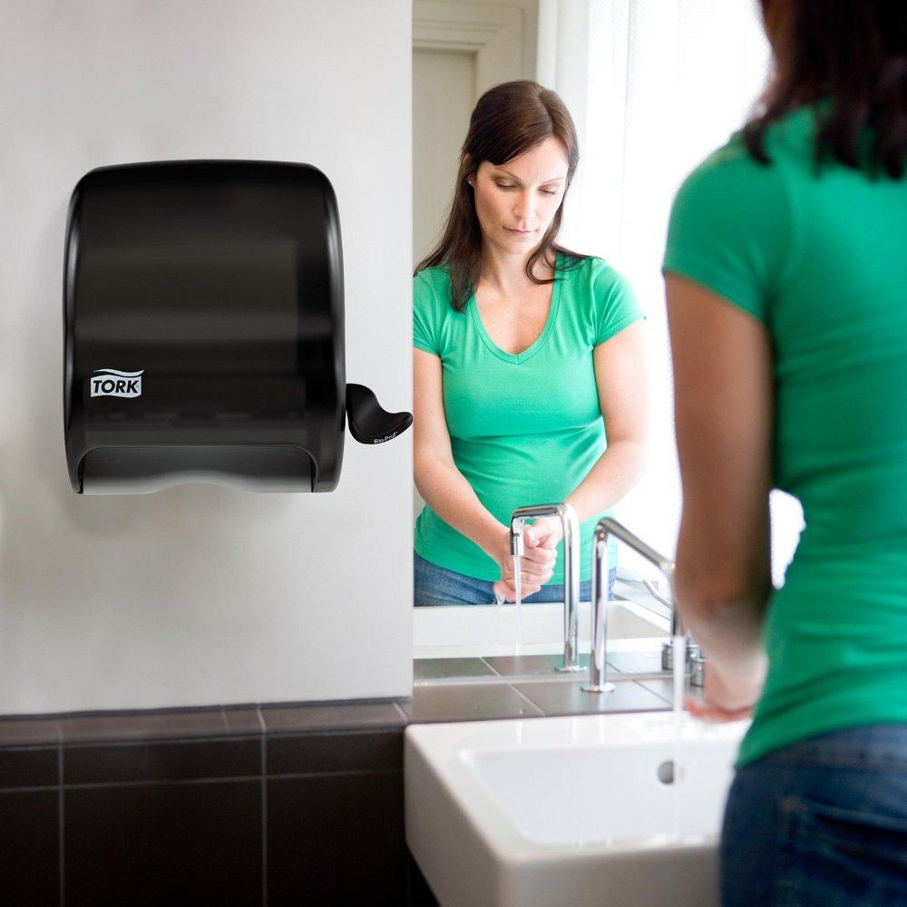 Tork Smoke Paper Hand Towel Roll Dispenser, Lever 