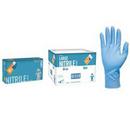 Safety Zone Blue Nitrile Gloves in Blue (Box of 50, Case of 10 Boxes) 