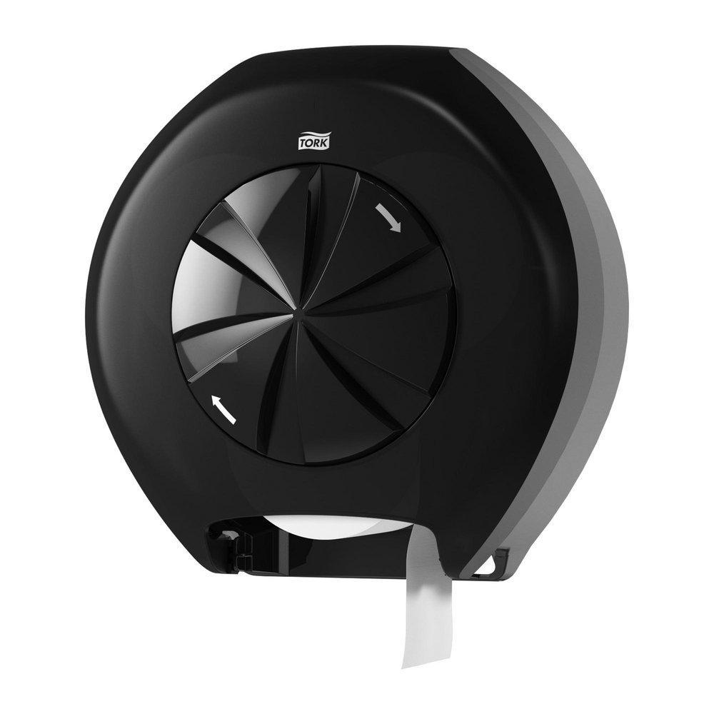 Tork Black 3-Roll Bath Tissue Roll Dispenser for OptiCore&reg;, T11 System 
