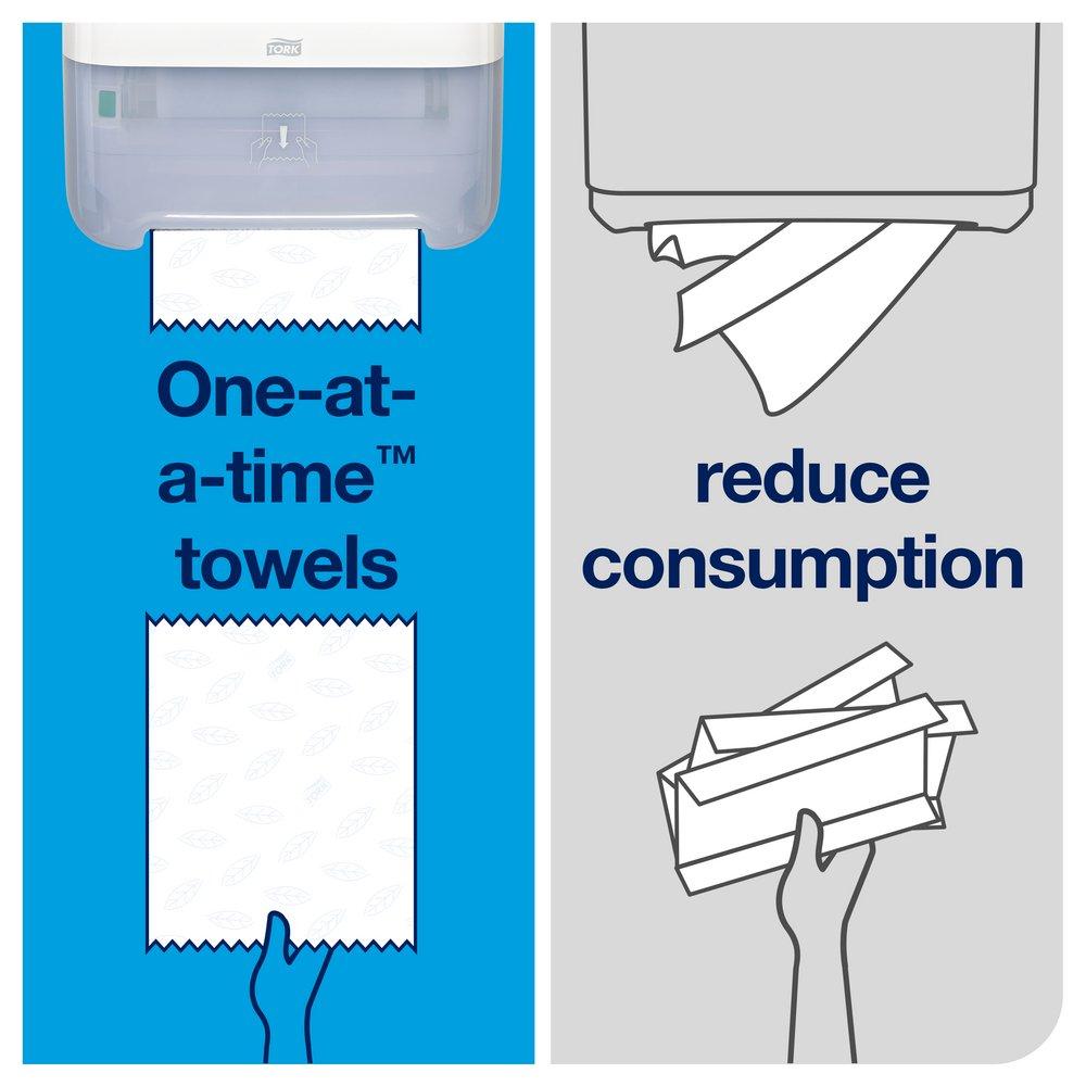 Tork White Plastic Hand Towel Roll Dispenser 