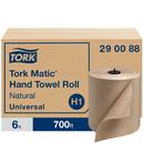 Tork Natural 7-7/10 in. Fiber Hand Towel Roll in Natural (Case of 6) 