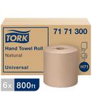Tork Natural Paper Hand Towel Roll, 1-Ply, Natural, H71 System 