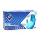 Safety Zone Blue Nitrile Glove in Blue (Box of 100, Case of 10 Boxes) 