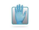 Safety Zone Blue Nitrile Glove in Blue (Box of 100, Case of 10 Boxes) 